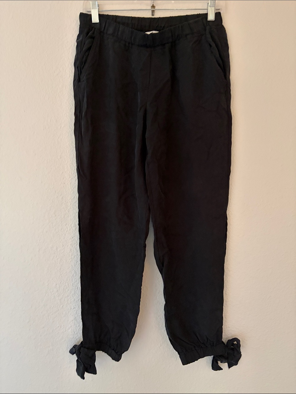 Trina Turk Black slit leg Joggers